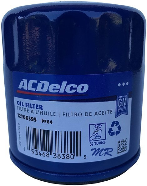 Filtr oleju silnika ACDelco PF64 Chevrolet Malibu 2013-