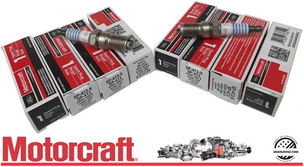 Zestaw 8 świec zapłonowych MOTORCRAFT SP413 Mercury Mountaineer 4,6 V8