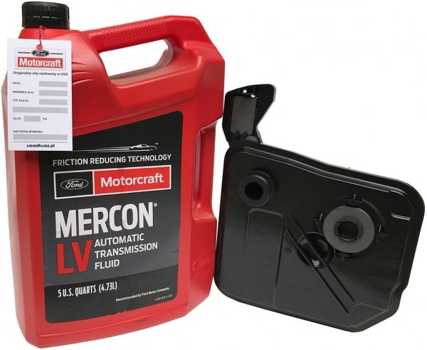 Filtr olej Motorcraft Mercon LV skrzyni biegów 6F35 Ford Explorer 2,0 / 2,3 EcoBoost