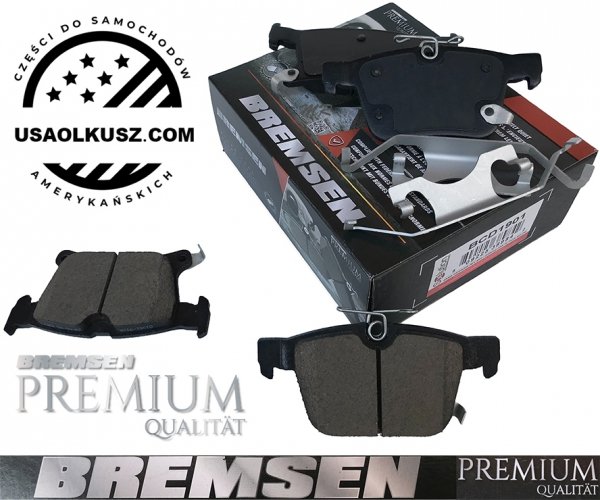 Ceramiczne klocki hamulcowe tylne z zestawem montażowym Chrysler Voyager 2020-