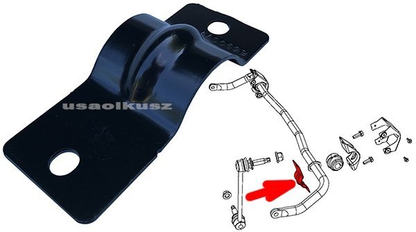 Obejma gumy stabilizatora wewnętrzna Chrysler 300C RWD 2005-