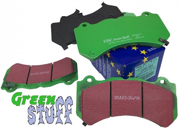 Przednie klocki EBC GreenStuff + tarcze hamulcowe DBA T3 370mm Chevrolet Camaro SS 2016-