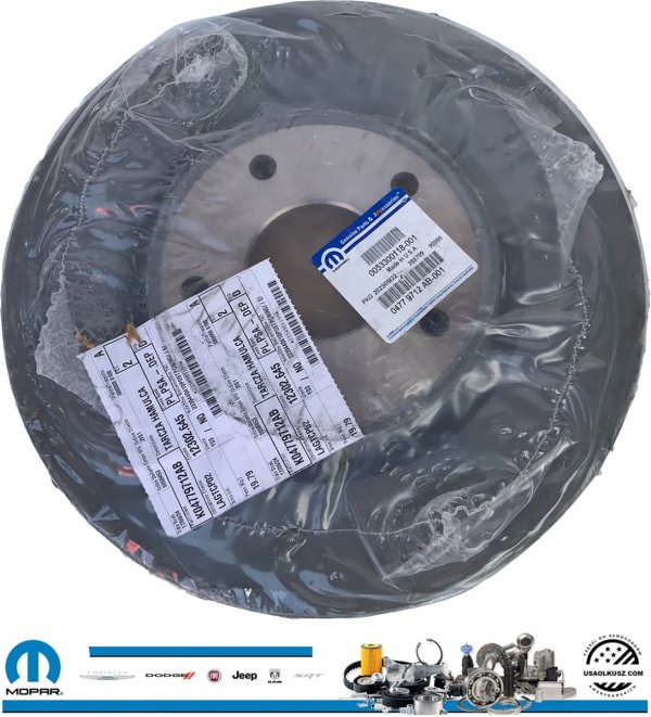 Oryginalna MOPAR tarcza hamulcowa przednia 330mm Fiat Freemont 2012-