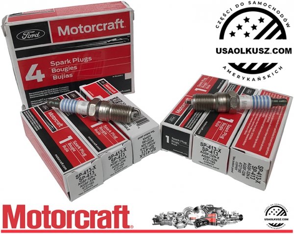Zestaw 6 świec zapłonowych MOTORCRAFT SP413 Mercury Sable 3,0 V6