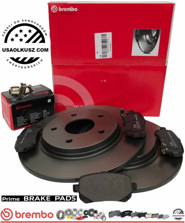 Klocki oraz tarcze hamulcowe tylne 305mm BREMBO Lancia Voyager