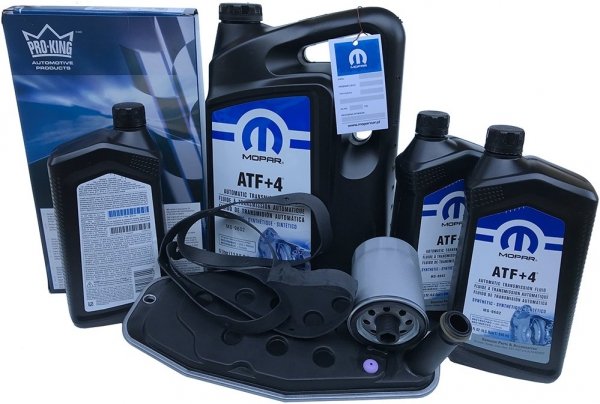 Olej MOPAR ATF+4 oraz filtry skrzyni biegów 6-speed Dodge RAM AWD