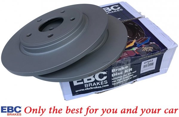 Tylne klocki Ultimax2 + tarcze hamulcowe 305mm EBC seria PREMIUM Lancia Voyager