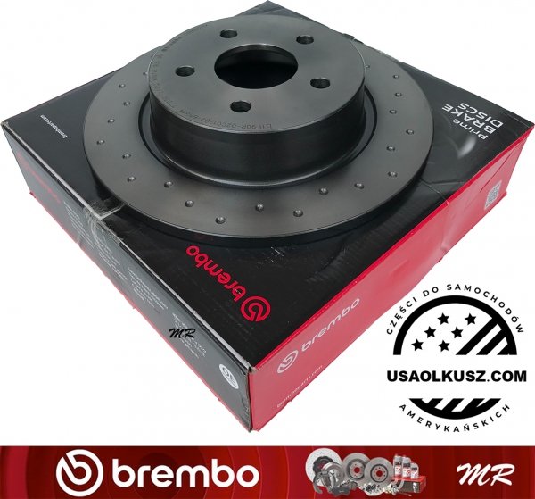 Tylne klocki + tarcze hamulcowe brembo XTRA 280mm Ford Escape 2013-2016