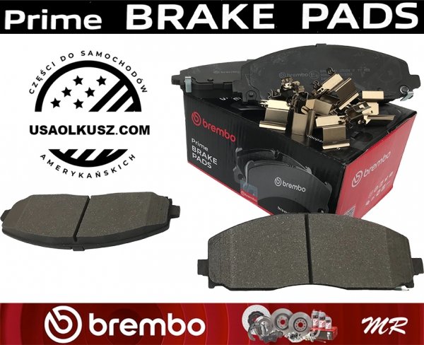 Klocki hamulcowe przednie tarcze 330mm Dodge Caravan 2012-