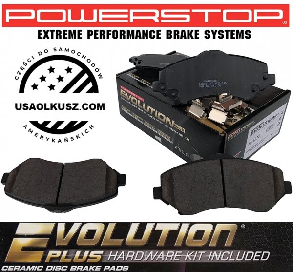 Klocki hamulcowe przednie POWERSTOP Z17 EVOLUTION PLUS Chrysler Voyager Town Country 2008- 2016