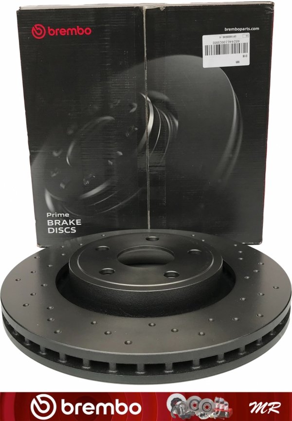 Przednie klocki brembo XTRA + tarcze hamulcowe 350mm Brembo XTRA Dodge Durango 2011-