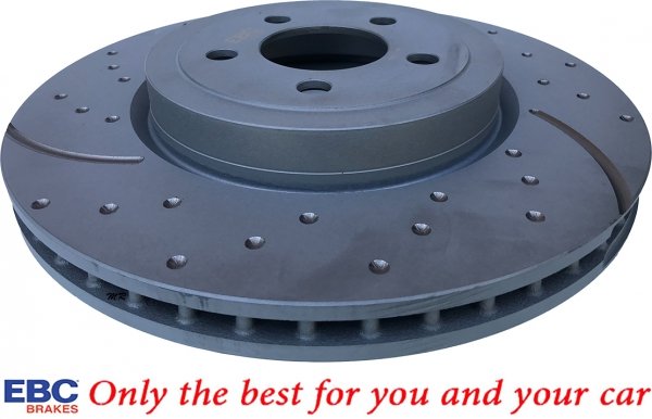 Przednie klocki Ultimax2 + tarcze hamulcowe 345mm EBC seria GD Dodge Magnum