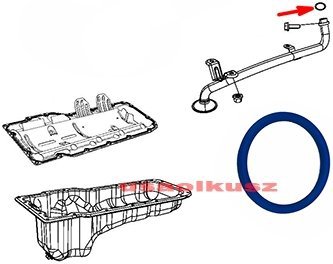 Oring smoka pompy oleju Jeep Grand Cherokee 1999-