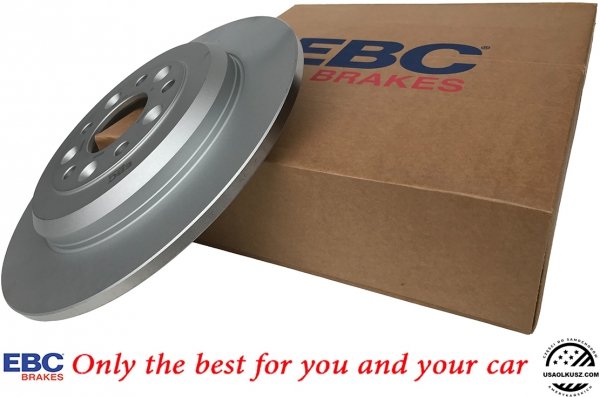Tylne klocki GreenStuff + tarcze hamulcowe 330mm EBC seria Premium Ford Explorer 2011-2019