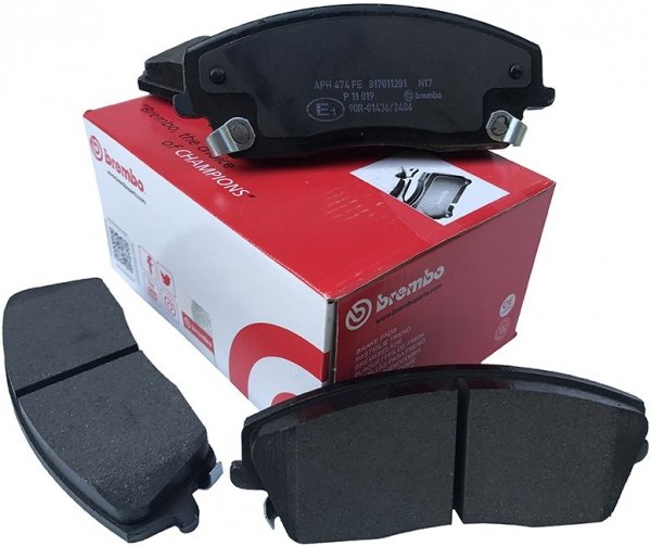 Klocki hamulcowe przednie BREMBO zacisk 1 tłok Dodge Magnum