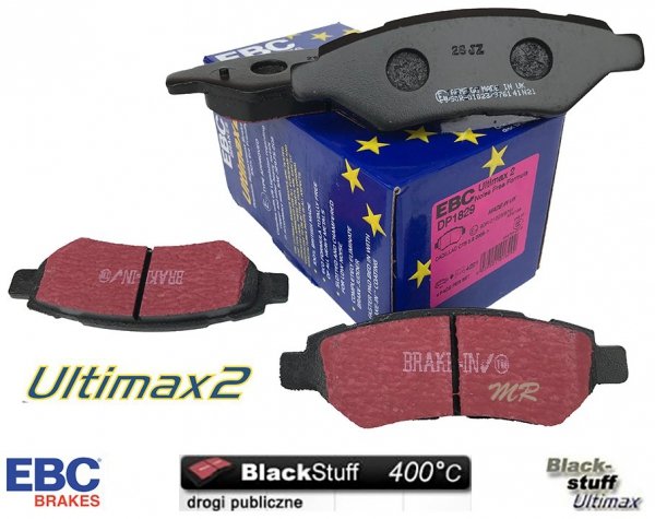 Klocki hamulcowe tylne EBC GreenStuff Cadillac SRX 2010-