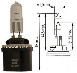 Żarówka halogenowa Pontiac Trans Sport 31,5W