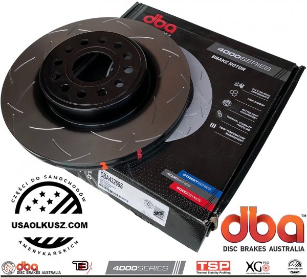 Przednie klocki DBA Xtreme Performance + tarcze hamulcowe DBA 4000 T3 RAM 1500 DT 2019-