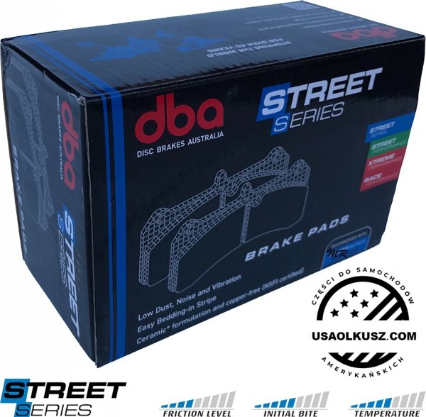 Klocki hamulcowe przednie DBA STREET SERIES Chevrolet Camaro 3,6 V6 -2015