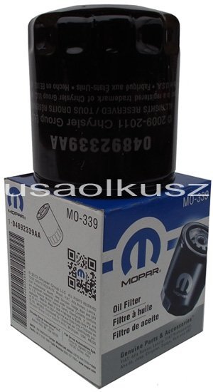 Filtr oleju silnika MOPAR MO-339 Jeep Cherokee 2,4 2014-