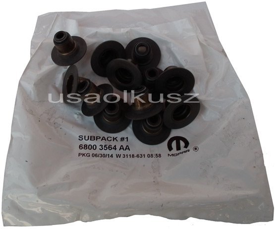 Oryginalne MOPAR uszczelniacze zaworowe Jeep Grand Cherokee 3,7 V6