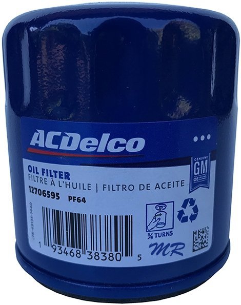 Filtr oleju silnika ACDelco PF64 Chevrolet Traverse 2,0 2018-
