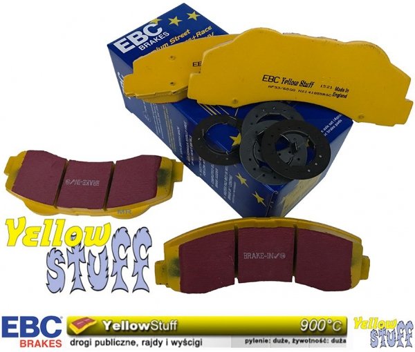 Klocki hamulcowe przednie EBC YellowStuff Ford Expedition 2011-