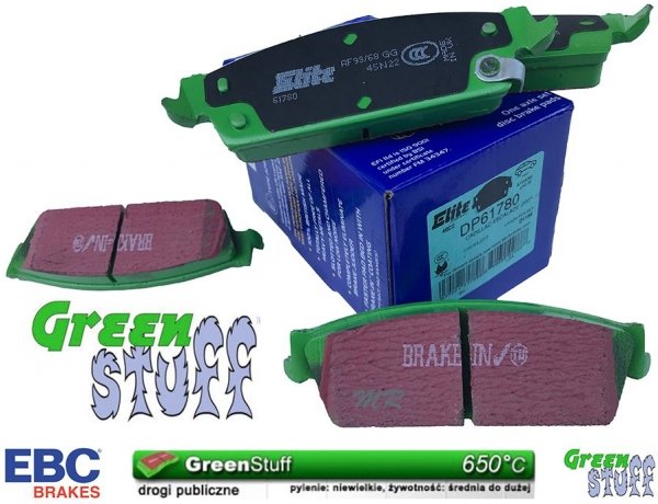 Klocki hamulcowe tylne EBC GreenStuff Chevrolet Avalanche 2007-2013