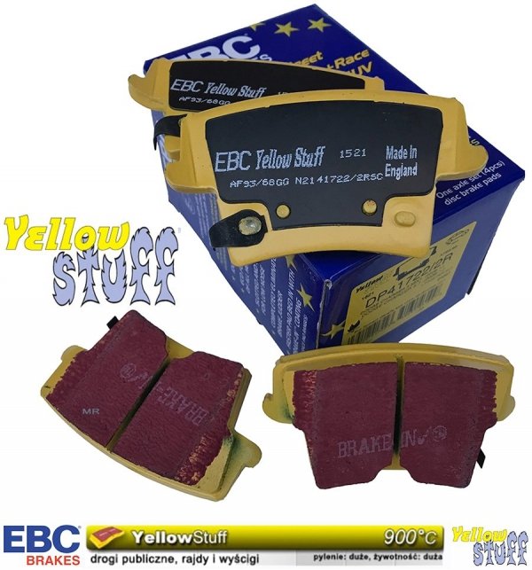 Klocki hamulcowe tylne EBC YellowStuff Lancia Thema 2011-