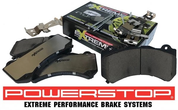Przednie klocki Z26 + tarcze hamulcowe 390mm POWERSTOP Dodge Challenger SRT Hellcat Demon
