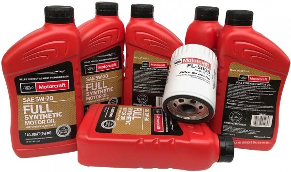 	Oryginalny filtr oraz olej silnikowy Motorcraft 5W20 Full Synthetic Ford Escape 3,0 V6 2009-