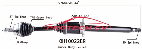 Półoś napędowa przednia prawa Jeep Cherokee KL FWD 2014- 68291654AD