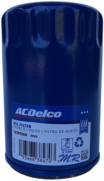 Filtr oleju silnika ACDelco PF63E Cadillac ATS 3,6 V6 2016-
