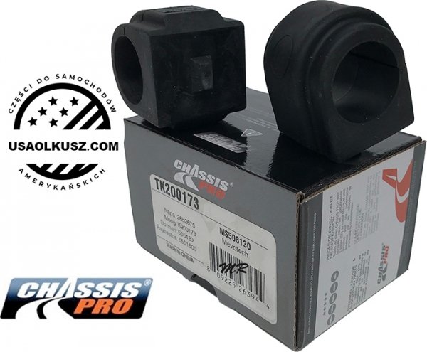 Gumy tuleje stabilizatora przedniego 28mm GMC Canyon 2004-2011