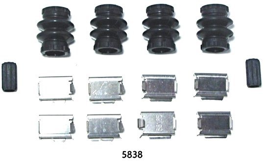 Zestaw montażowy klocków hamulcowych przednich Jeep Liberty 2002-2007