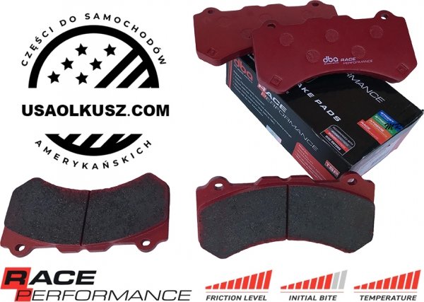Przednie klocki RACE PERFORMANCE + tarcze hamulcowe DBA T3 Chevrolet Corvette C7 Z06 Grand Sport 2015-2019 