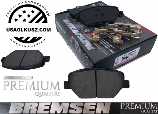 Przednie CERAMICZNE klocki hamulcowe z zestawem montażowym Buick Regal 2018-2019