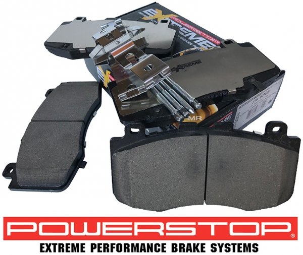 Przednie klocki Z36 + pływające dwuczęściowe tarcze hamulcowe 400mm POWERSTOP Jeep Grand Cherokee SRT Trackhawk 6,2 V8 Supercharged