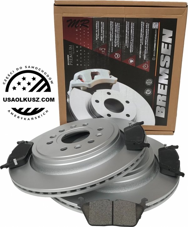 Klocki + tarcze hamulcowe tylne 375mm RAM 1500 DT 2019- piasty 6 szpilek