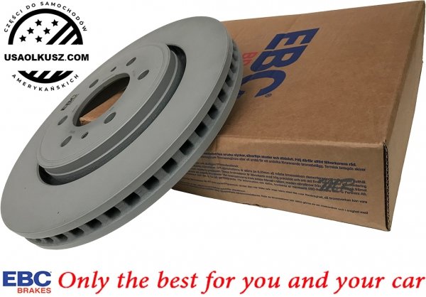 Przednie klocki Ultimax2 + tarcze hamulcowe EBC seria Premium Ford Expedition 2011-2021