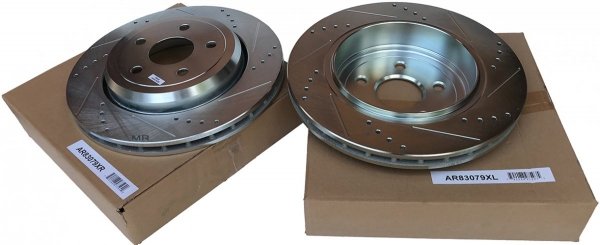 Tylna WIERCONA nacinana tarcza hamulcowa 350mm POWERSTOP Dodge Durango SRT