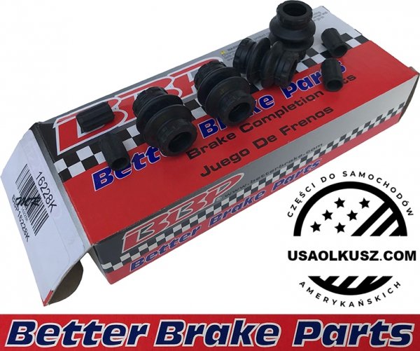 Zestaw naprawczy uszczelnień prowadnic przedniego zacisku hamulcowego Ford Bronco 3,0 V6 2022-