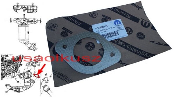 Uszczelka kolektora wydechowego Dodge Grand Caravan 4,0 V6
