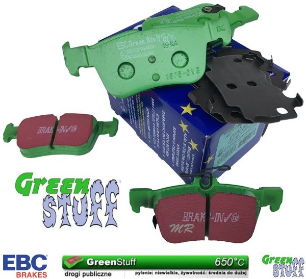 Klocki hamulcowe tylne EBC GreenStuff Lincoln Continental 2017-