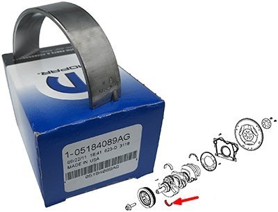 Panewka główna wału dolna -0,0036 Fiat Freemont 3,6 V6