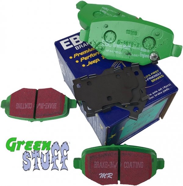 Tylne klocki hamulcowe do tarcz 345mm EBC GreenStuff Lincoln MKT 2013-2014