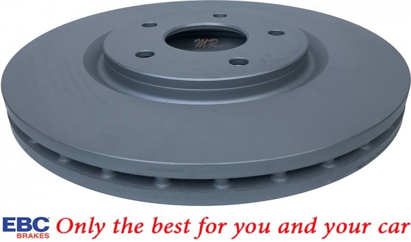 Przednie klocki YellowStuff + tarcze hamulcowe 330mm EBC seria Premium Volkswagen Routan 2012-
