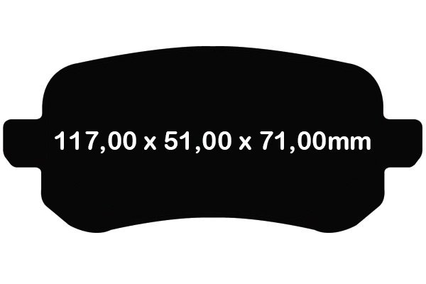 Tylne klocki GreenStuff + NACINANE tarcze hamulcowe 305mm EBC seria USR Fiat Freemont -2013