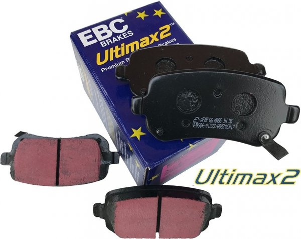Tylne klocki Ultimax2 + tarcze hamulcowe 305mm EBC seria PREMIUM Fiat Freemont -2013