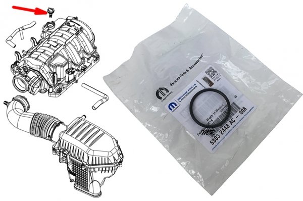 Oring uszczelniacz zaworu PCV Jeep Commander 5,7 V8 2009-